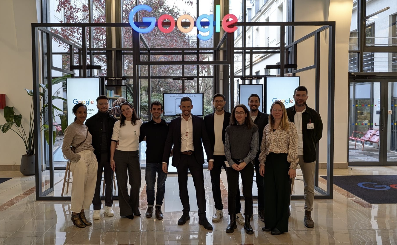 L'équipe Agence DAC en visite chez Google France